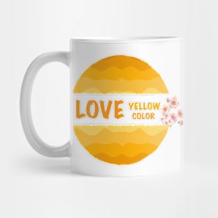 Flower Geometric Yellow Colorful #14 Mug